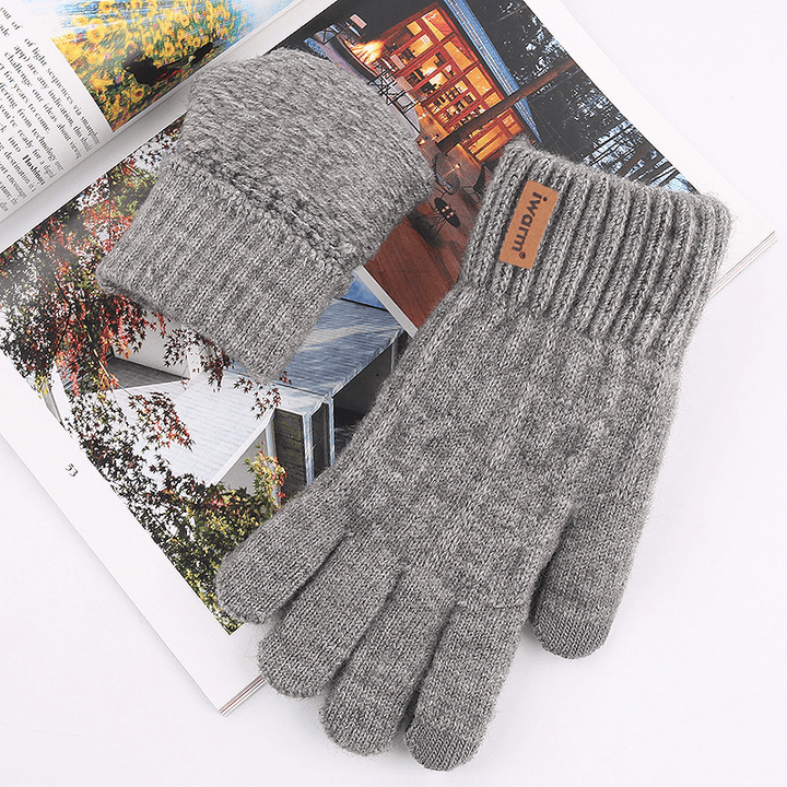 Men'S and Women'S Autumn and Winter Cold Protection Touch Screen Gloves