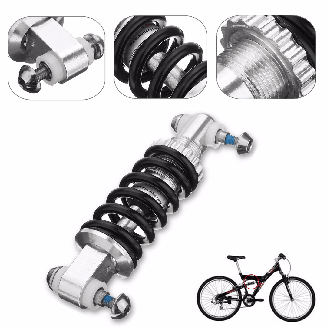 B95 Black Metal 450Lbs/In Rear Suspension Shock Damper Bike Shock Absorber