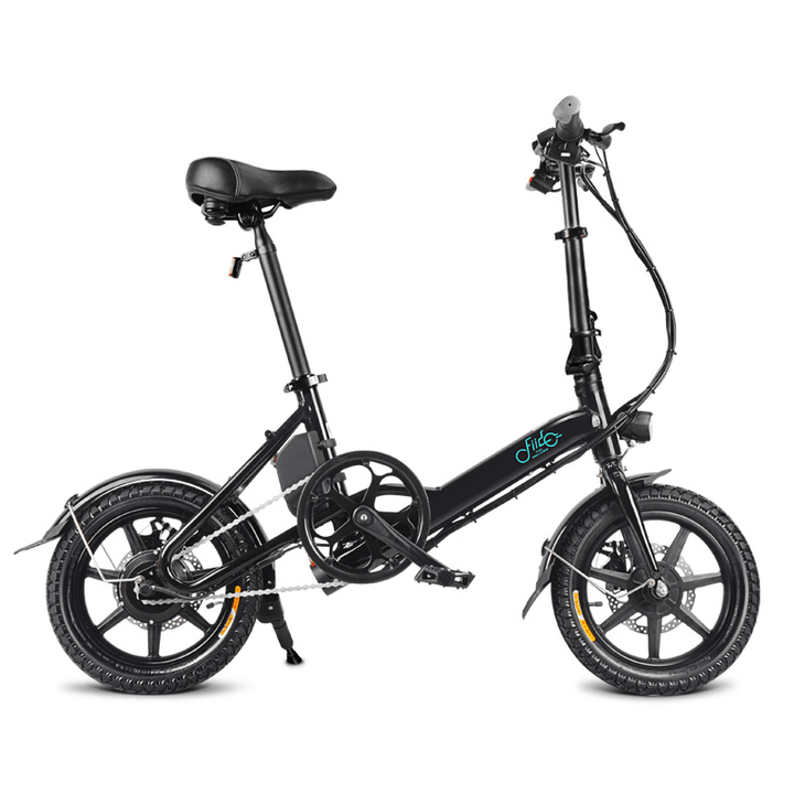 FIIDO D3 36V 5.2Ah 250W 14 Inches Folding Moped Bicycle 25Km/H Max 35KM Mileage Mini Electric Bike - MRSLM