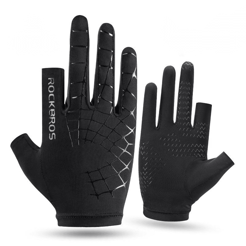 Ice Silk Gloves Sunscreen Men'S and Women'S Cycling Gloves