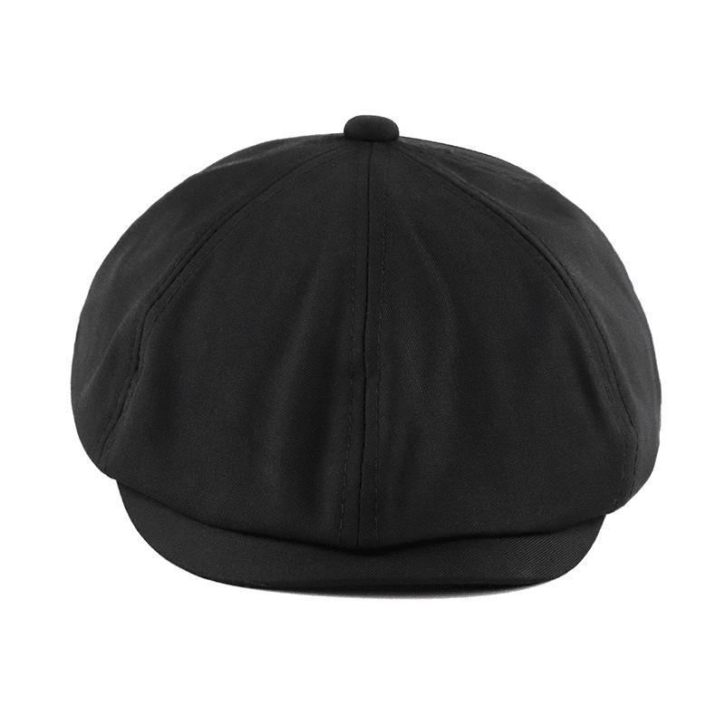 Men'S and Women'S Solid Color Retro Beret