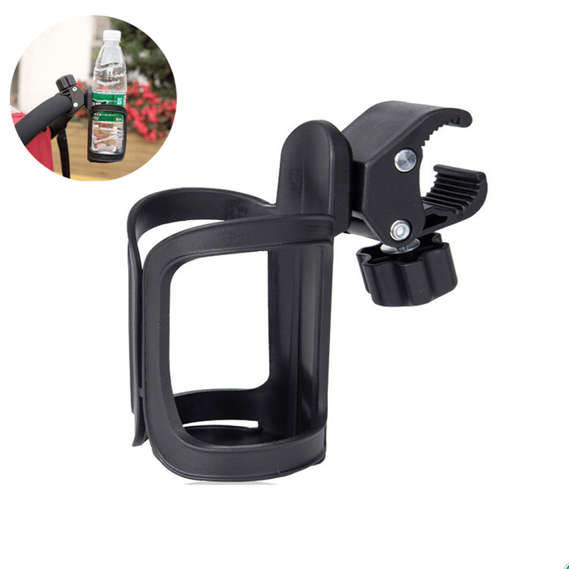 XANES¬Æ Stroller Cup Holder Universal 360¬∞ Rotation Drink Holder Bike Water Bottle Holder for Bike Walker Wheelchair Trolleys