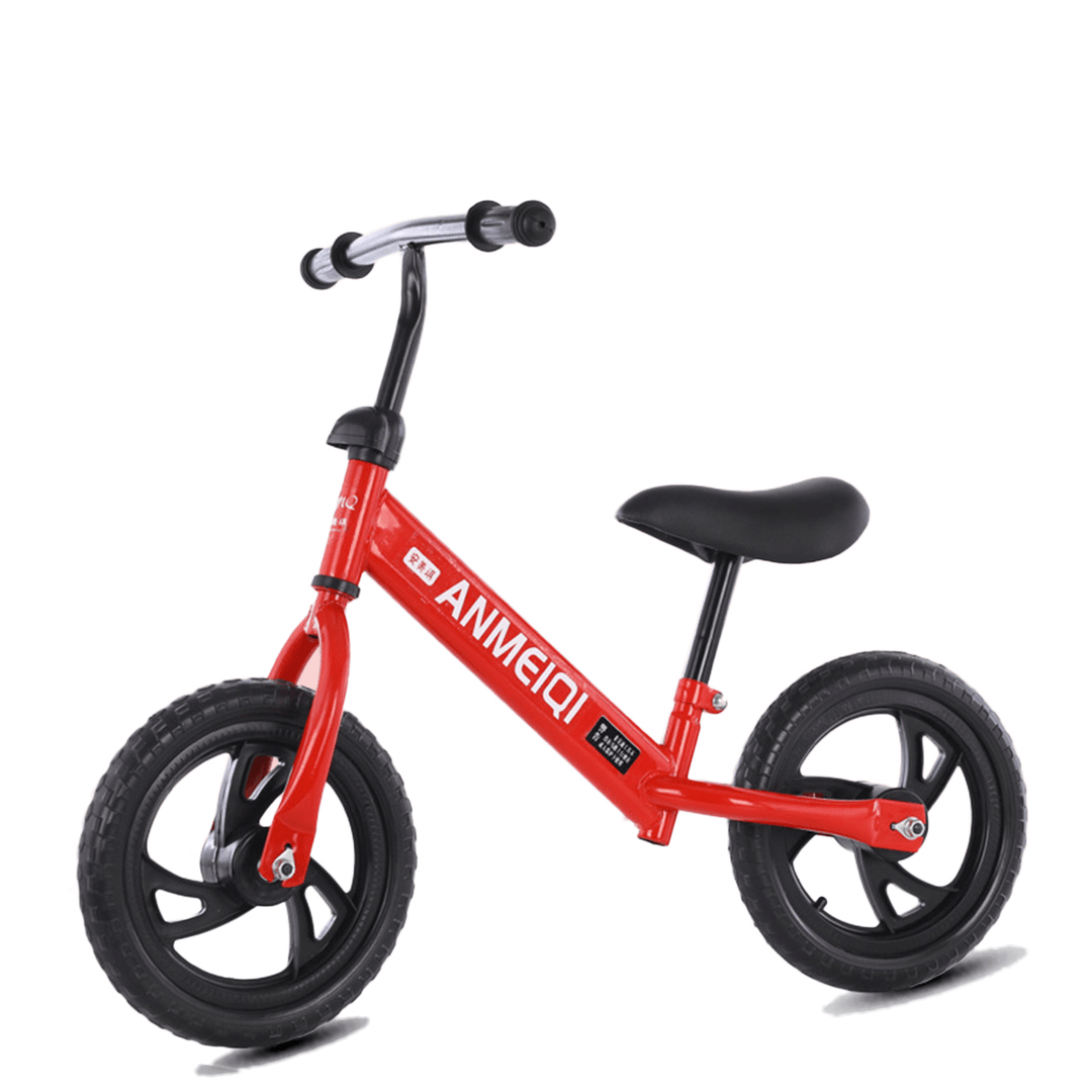 12Inch Kids No Pedal Non-Slip Safety Balance Bike for Aged 1-6 Children Toddler Bicycle with Foam Wheel Balance Training Toy Gift - MRSLM