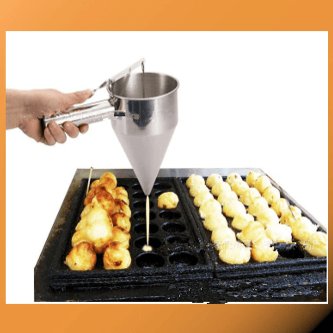 Imbuto Conico Imbuto Utensili in Acciaio Inox Octopus Fish Balls Kitchen Tool