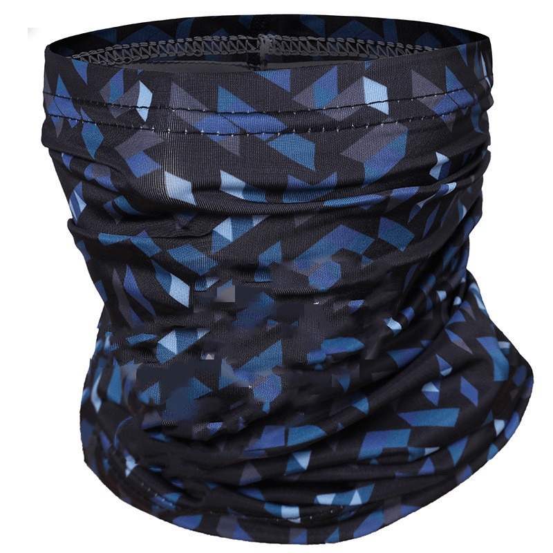 Outdoor Elastic Printing Ice Silk Scarf