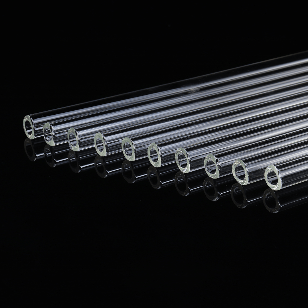 10Pcs 250Mm OD 10Mm 1.5Mm Thick Wall Borosilicate Glass Blowing Lab Tube