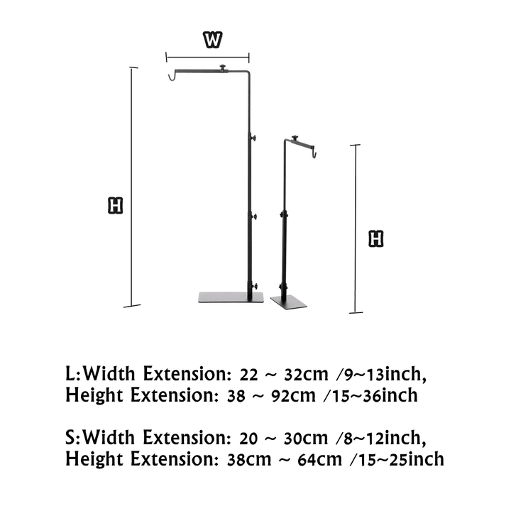 Iron Bracket Light Stand Reptile Backlight Adjustable Tortoise Lamp Holder Rack - MRSLM