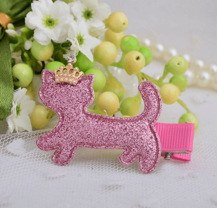 5 Unids Popular Cute CAT Crown Accesorios De Pelo Clip Horquillas Cabeza De Flor Del Desgaste Haarspeldjes Voor Meisjes - MRSLM