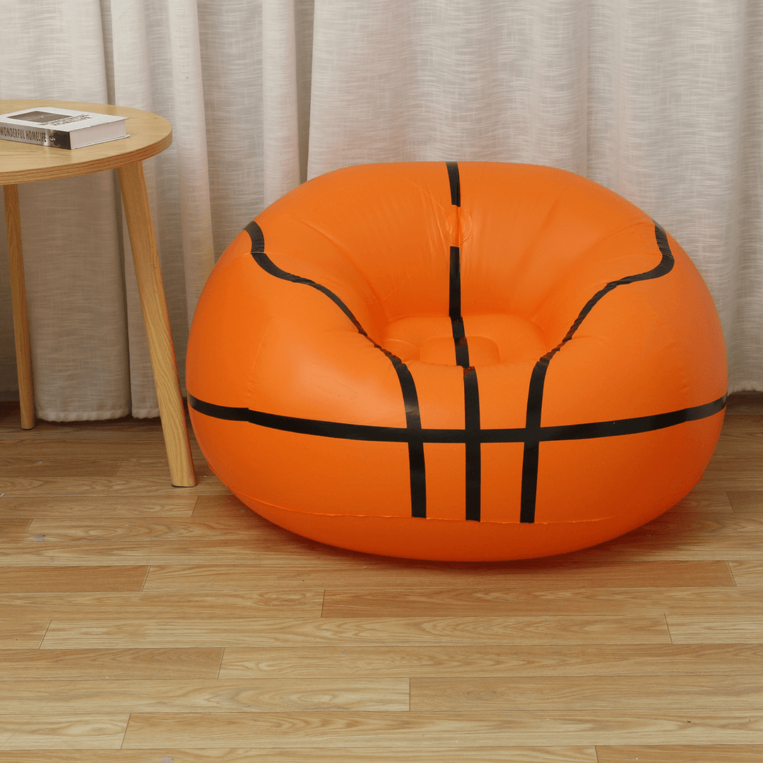 Comfortable Lazy Sofas Basketball Football Inflatable Sofa Chair Gaming Lounger Bean Bag Home Travel Tatami Living Room