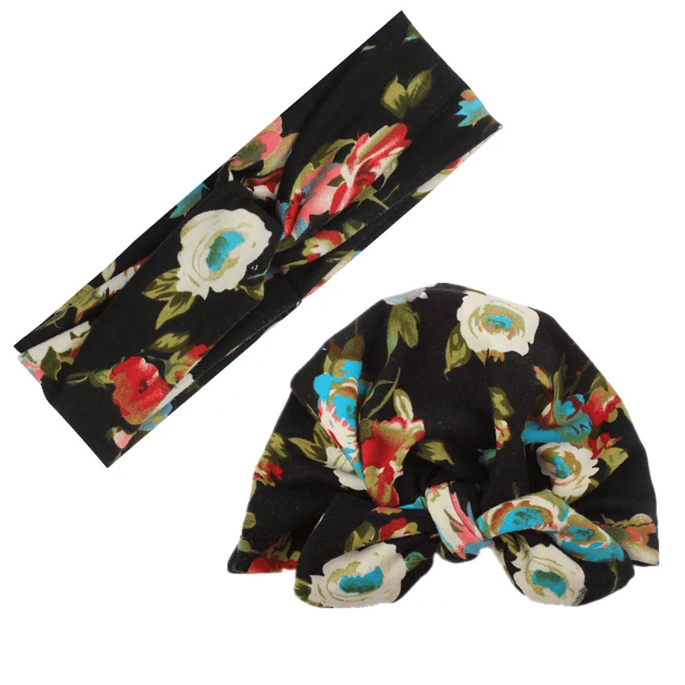 Floral Print Soft Headband - MRSLM