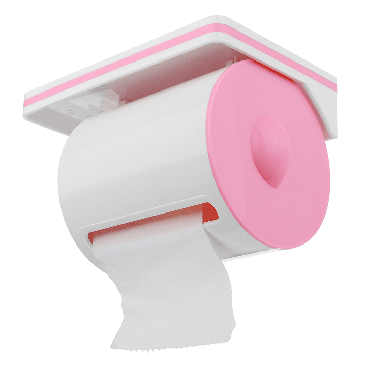 Bathroom Accessory Wall Mounted Toilet Roll Tissue Paper Shelf Holder Tissue Holder