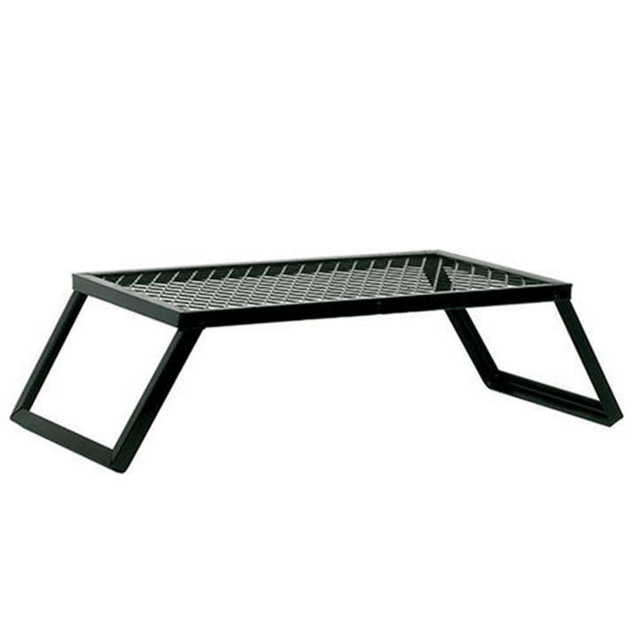 Portable Folding Campfire Grill Grate Camping BBQ Cooking Open over Fire Outdoor Folding Garden Furniture