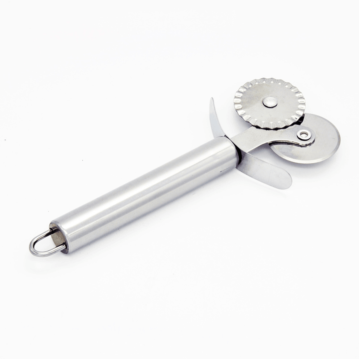 Stainless Steel Dual Wheel Pizza Cutter Slicer Pastry Ravioli Pizza Cutter Vegetable Cutter