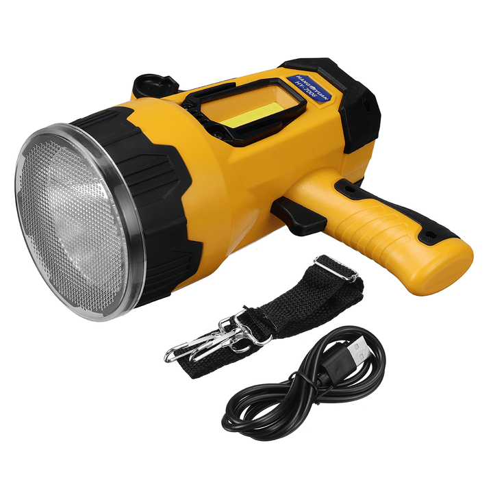 4400Mah Spotlight Flashlight LED Lumen Rechargeable Super Bright Waterproof Outdoor Camping Hunting Night Vision Torch