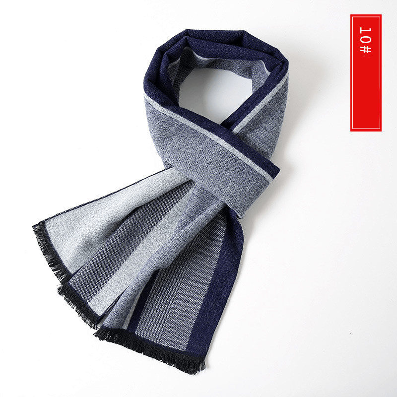 Men'S Extended Cashmere All-Match Warm Scarf