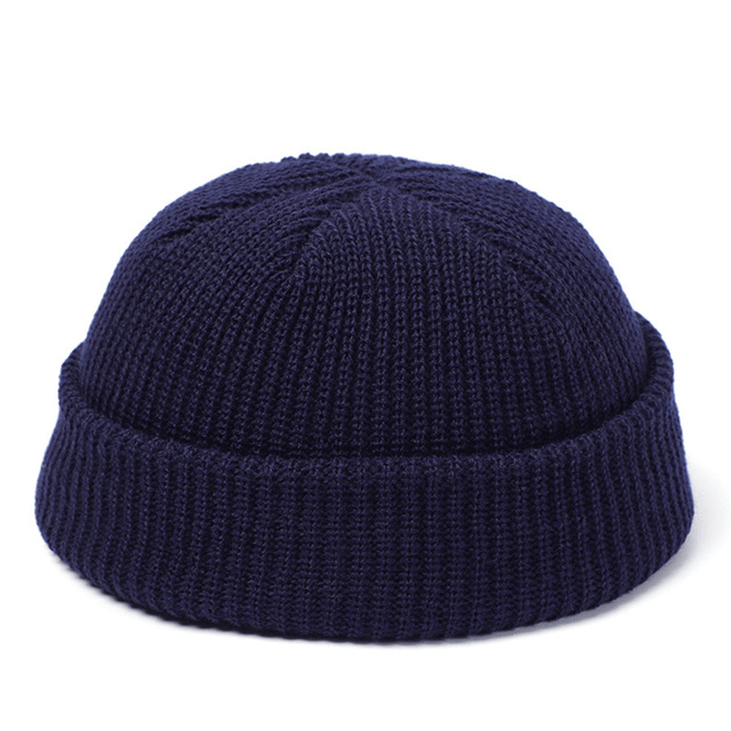 Knitted Hats for Women Skullcap Men Beanie Hat Winter Retro