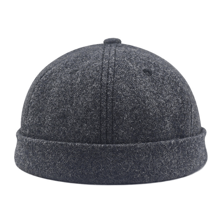 New Hot-Selling Woolen Hat for Men plus Velvet Thickening