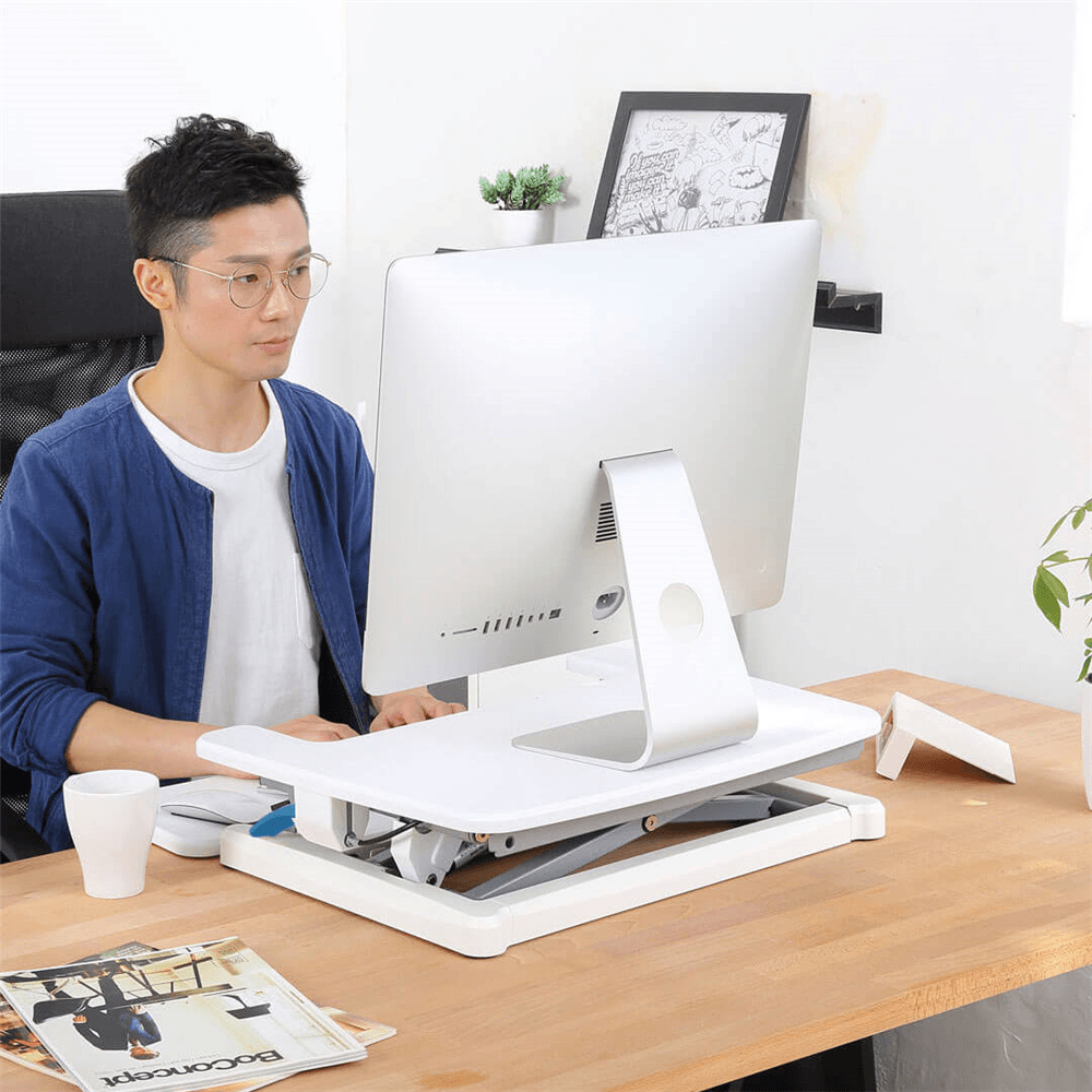 XIAOMI Sit-Stand Desk Riser Loctek Sit-Stand Workstation Height Adjustable Computer Laptop Desk with Removable Keyboard Tray