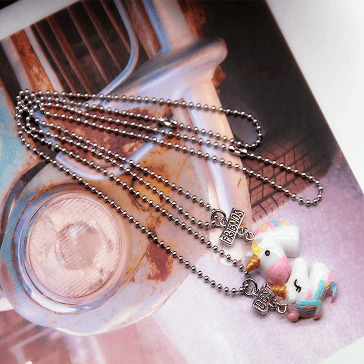 Unicorn BF Necklace Pendant