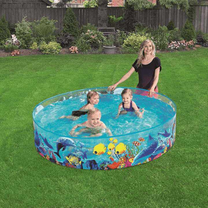 Portable Floding Swimming Pools PVC Family Playing Bathing Tub Summer and Kiddie Pond for Outdoor Furniture