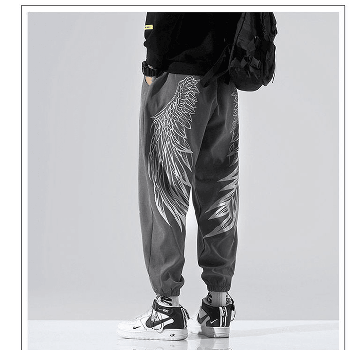 Men'S Printed Loose Harem Casual Trousers