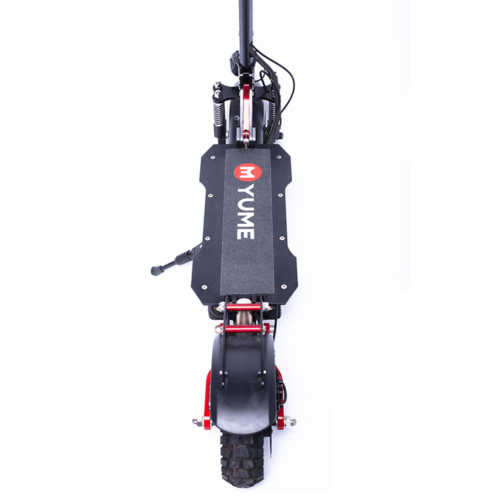 YUME YM-D5 Hydraulic Disc Brake Version 52V 2400W Dual Motor 23.4Ah Folding Electric Scooter 10Inch Vacuum Road Tires 65-70Km/H Top Speed 80Km Range Mileage Max Load 200Kg Scooter