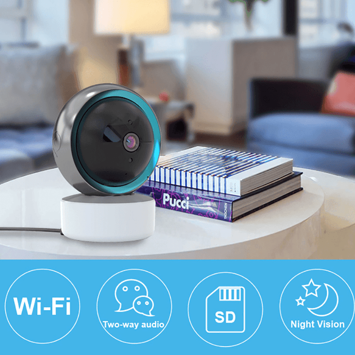 Tuya Home Security Camera 1080P HD Wifi IP Camera Two-Way Audio Motion Detecting Indoor Camera Home Security WIFI Surveillance CCTV Camera