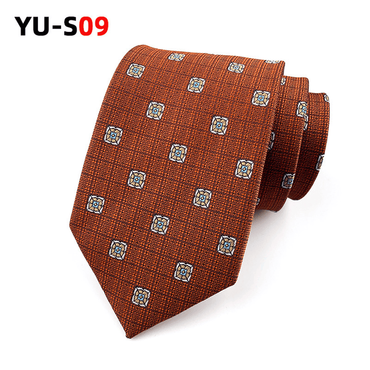 New Retro Style Gentleman Men'S Flower Suit Tie