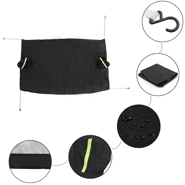 Car Sunshade Windscreen Windshield Cover Frost Snow Sun Shield Window Mirror Protector