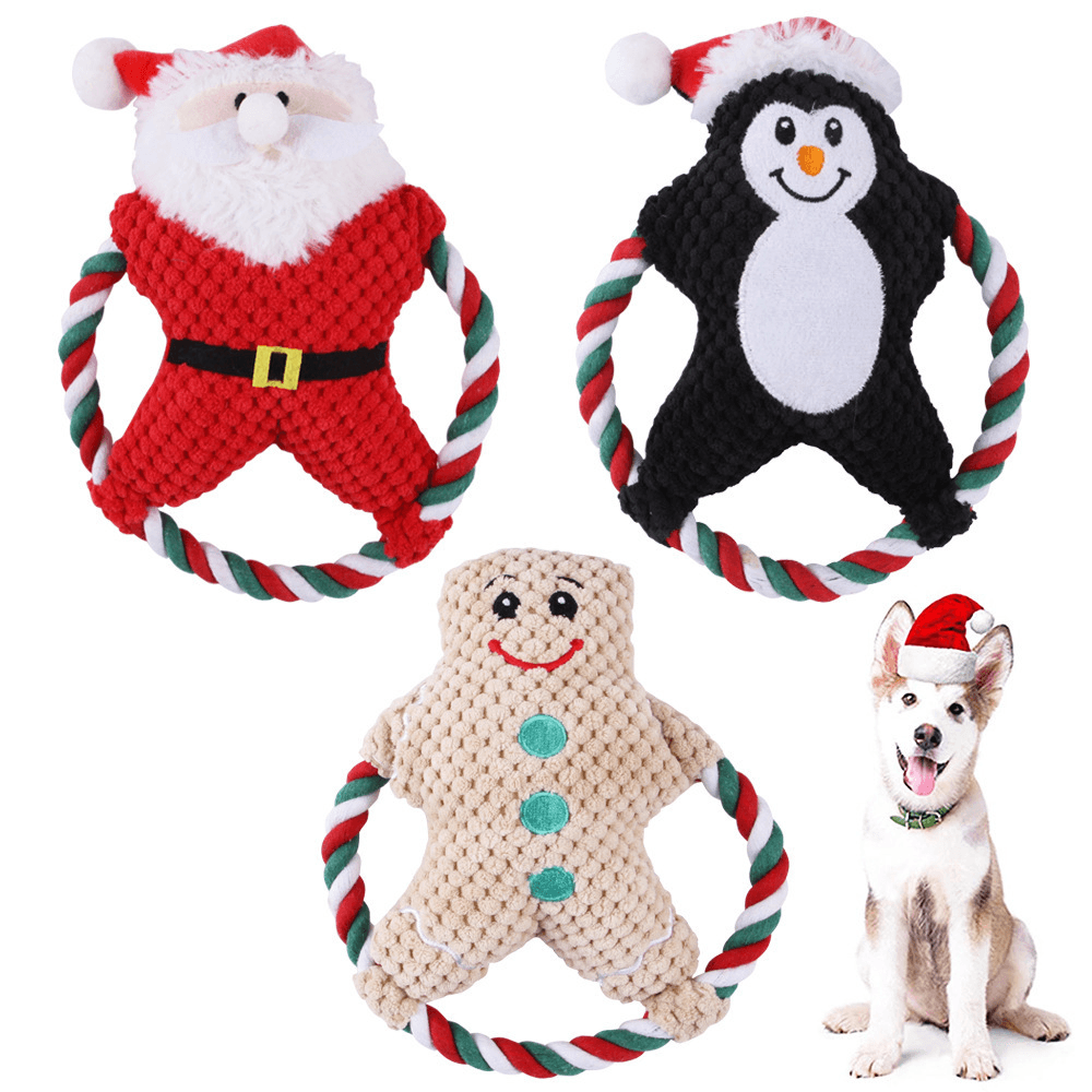 Pet Christmas Plush Toys Gnawaccompany and Vent