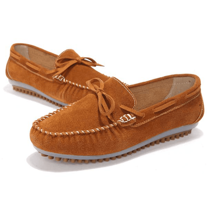 Women Casual Flat Shoes Lace up round Toe Flats Soft Sole Flat Loafers