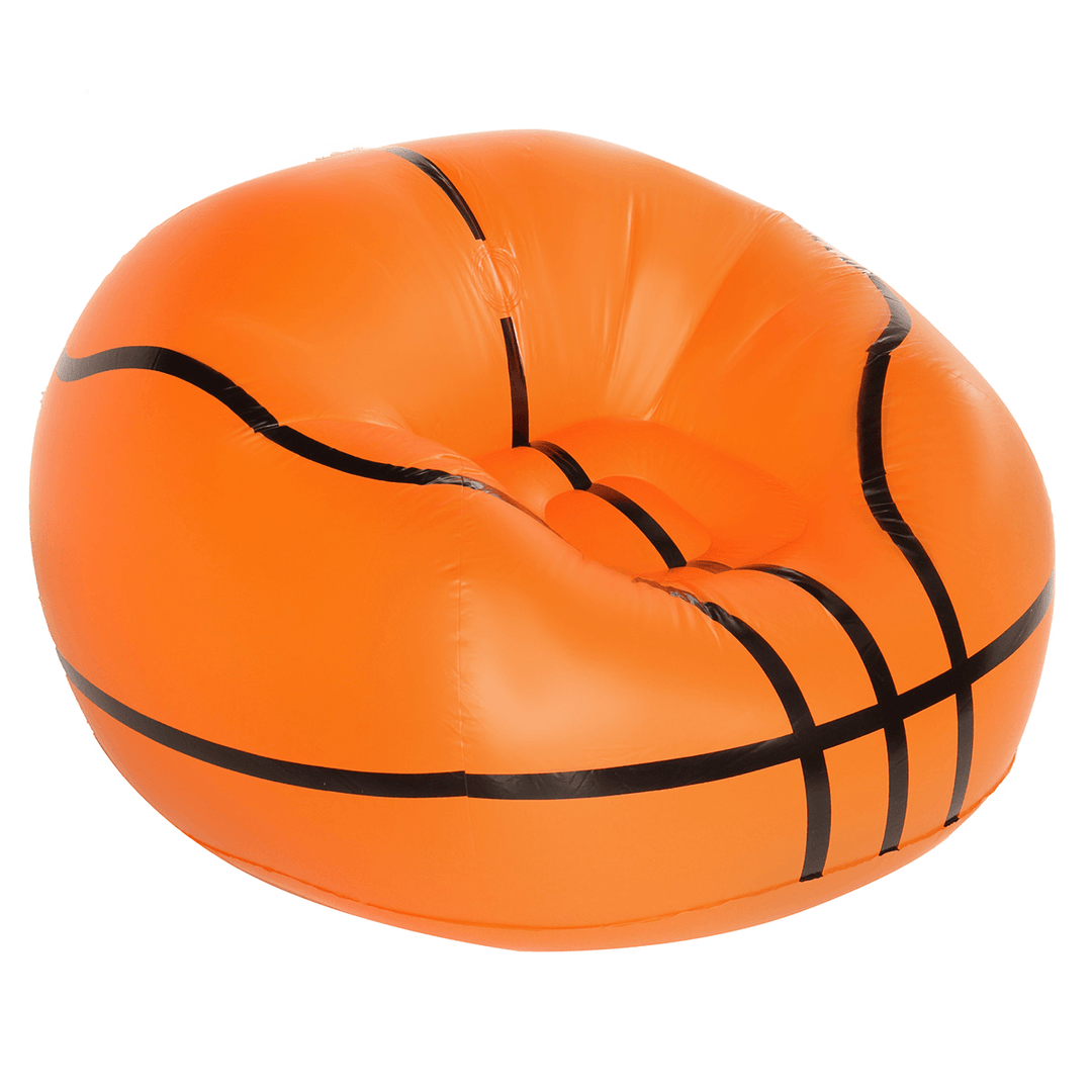 Comfortable Lazy Sofas Basketball Football Inflatable Sofa Chair Gaming Lounger Bean Bag Home Travel Tatami Living Room