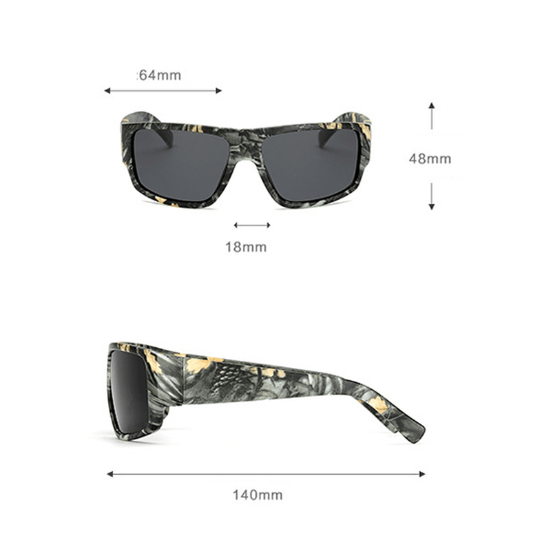 Men Outdooors Sport UV400 Camouflage Polarized Sunglasses