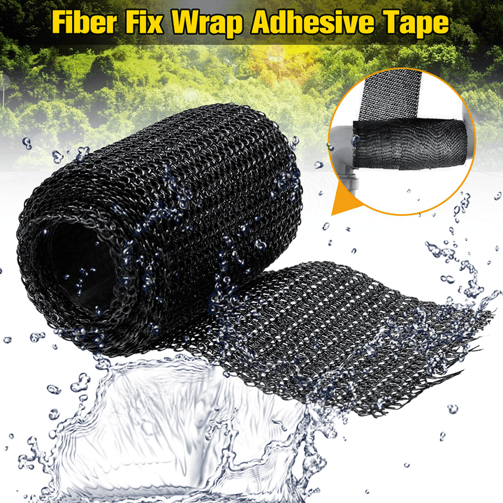 Fiber Fix Wrap Adhesive Tape Waterproof Repair Tools Household Repair Tape for Repairing Pipeline Water Pipe Table Foot W/ Gloves