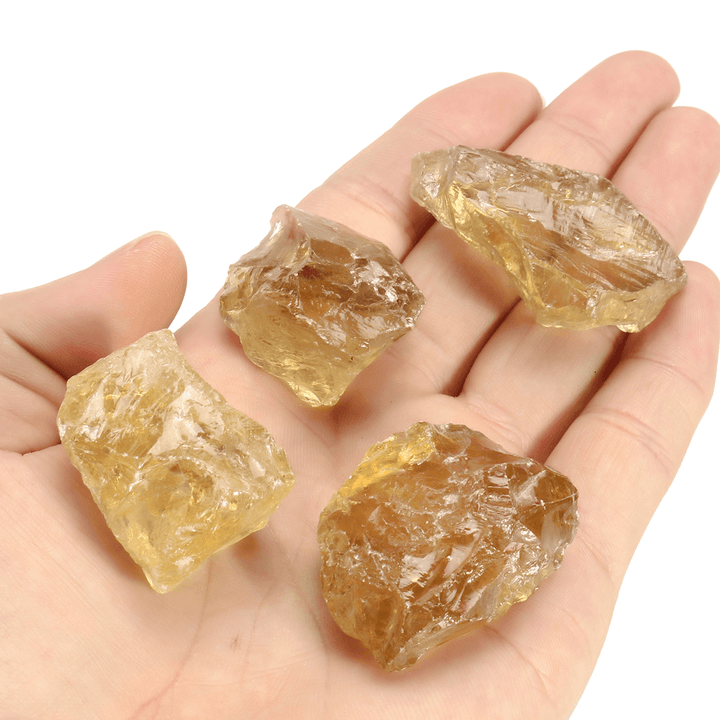 100G Brazil'S Natural Topaz Rough Tumbled Crystal Quartz Gemstone Mineral Rocks Decorations