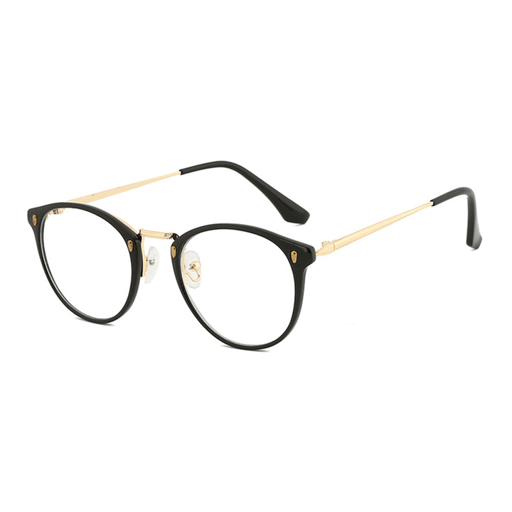 Women Men Metal Frame Blue Light Blocking Glasses - MRSLM