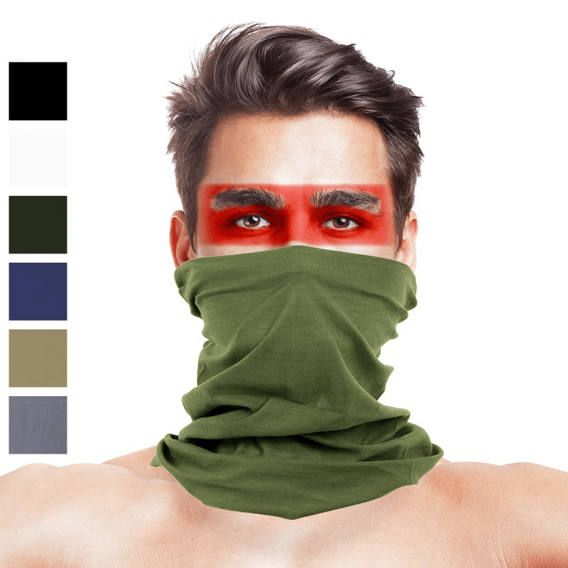 Tactical Solid Color Magic Turban Windproof Scarf