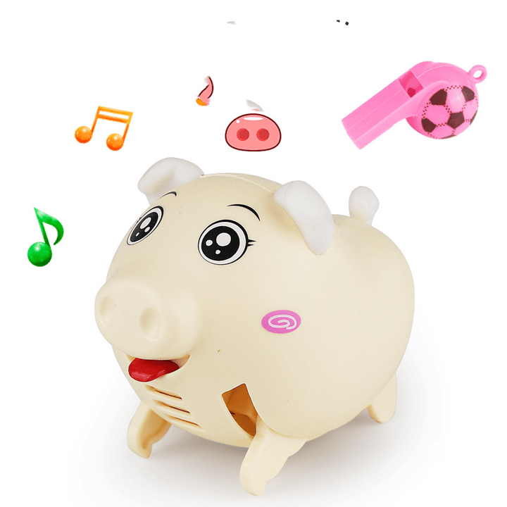 Children'S Toys Can Hear the Sound-Controlled Crawling and Dancing Piggy That Can Blow and Run