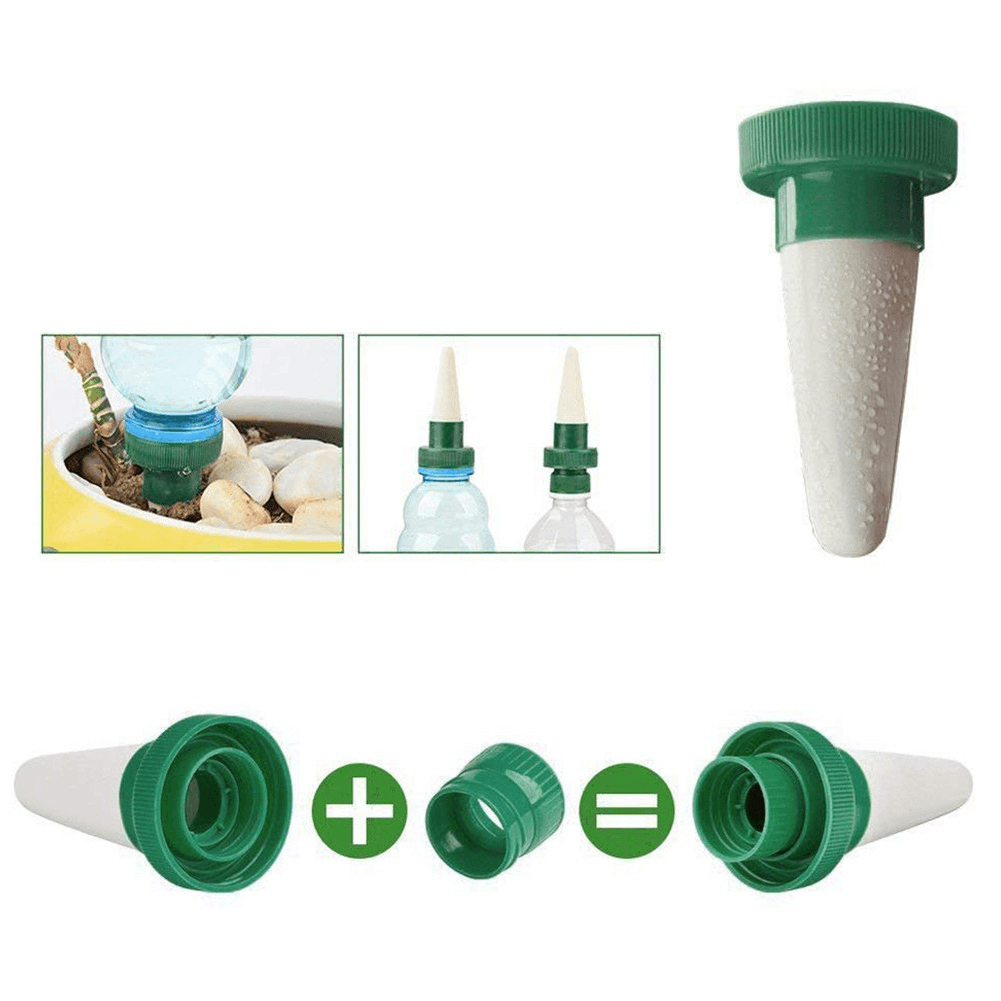 Ipree¬Æ 4Pcs Automatic Drip Irrigation Travel Household Water Bottle Dripping Device Set Auto Watering Spike