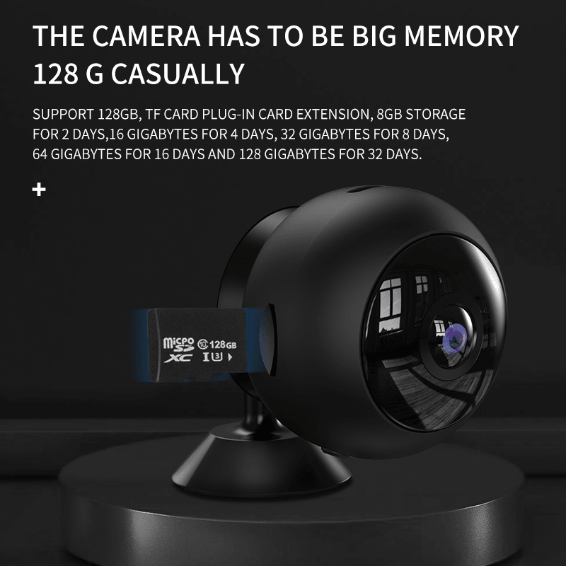 Xiaovv A12 Mini USB WIFI Smart IP Camera Webcam 170¬∞ Fisheye Wide Range 1080P V380 Pro AP Connection 128G Auto Tracking Indoor IP Camera