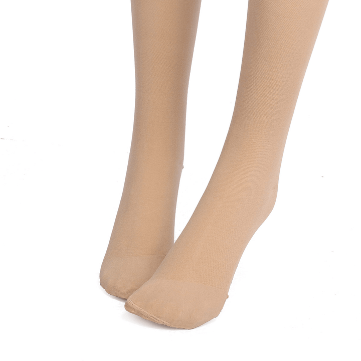 Skin Color anti Skid Compression Thigh Stocking Prevent Varicose Vein Socks Pain Relief Close Toe