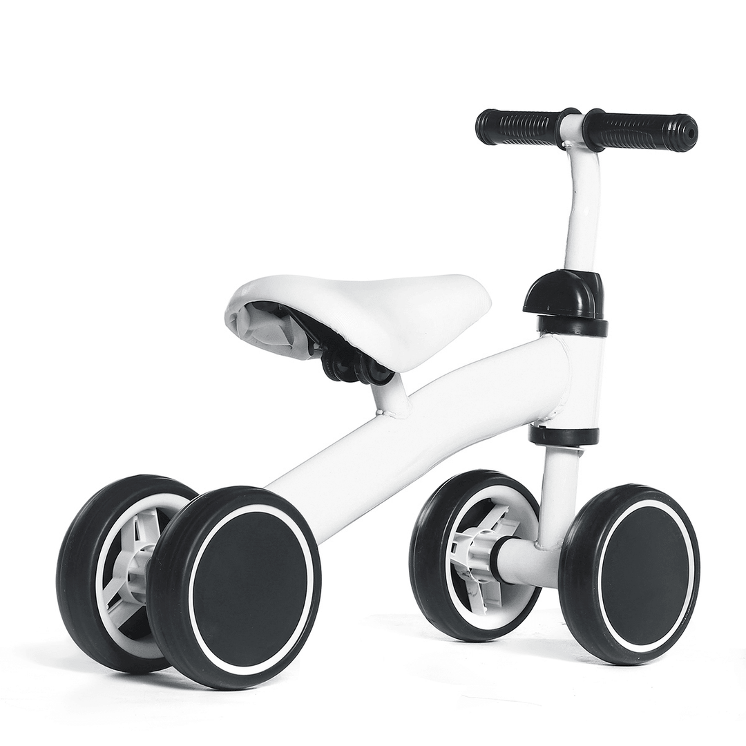 4 Wheel Toddler Kids' Tricycle Baby Kids Push Scooter Walker Bicycle for Balance Training for 18 Mouths to 2/3/4/5 Year Old Boys&Girls