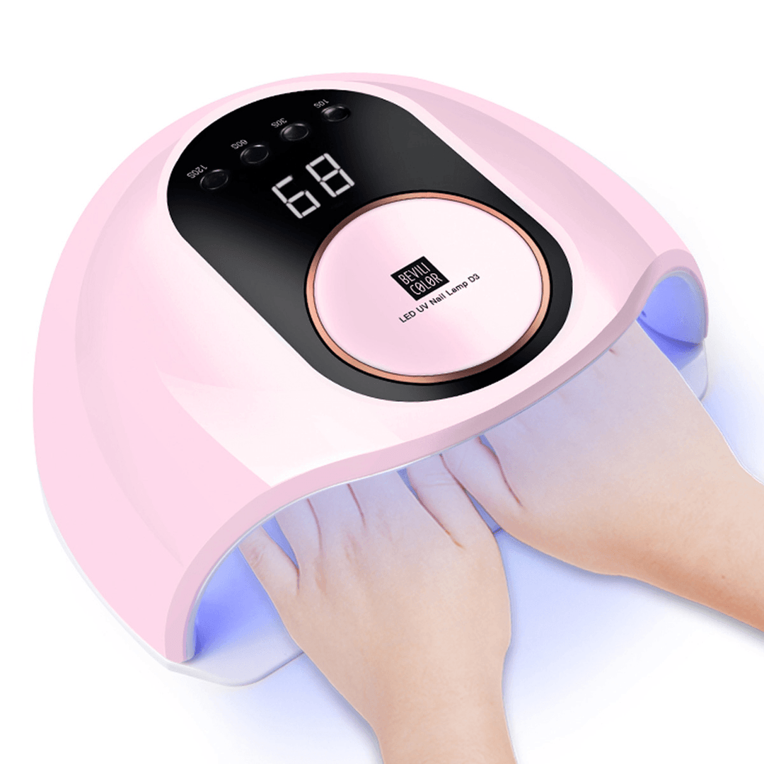 Nail Lamp Nail Dryer LED Screen Motion Sensing Timed Mode Nail Salon Tool Manicure Pedicure Equipment