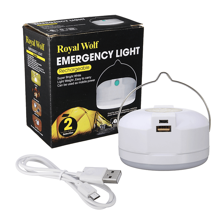 Ipree‚Ñ¢ Portable LED Lantern Emergency Camping Tent 2 Mode USB Night Light Lamp