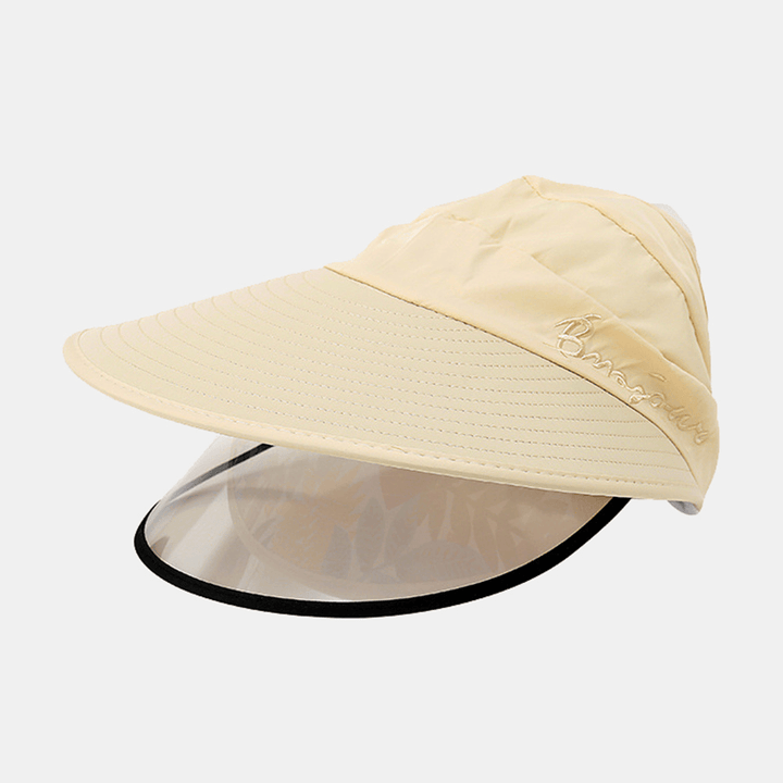 Women'S Sun Hat Anti-Uv Visor Anti-Fog Caps