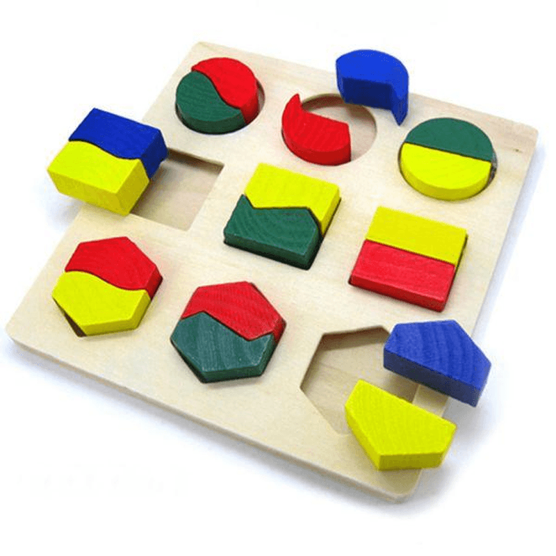 Wisdom Geometric Small Shape Three-Dimensional Jigsaw Puzzle