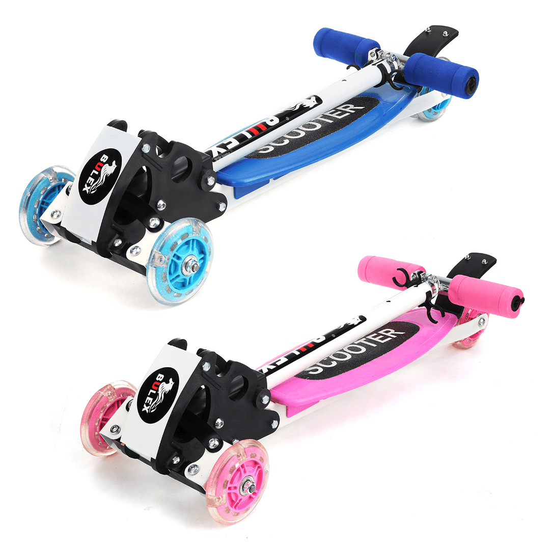 3 Wheels 15Km/H Foldable Aluminum Alloy PU Wheel Anti-Skidding Kick Scooter for Kids