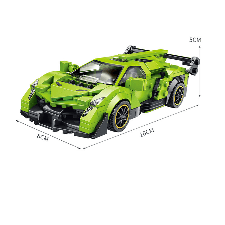 Small Particles Assembled Sports Car Toy Building Blocks