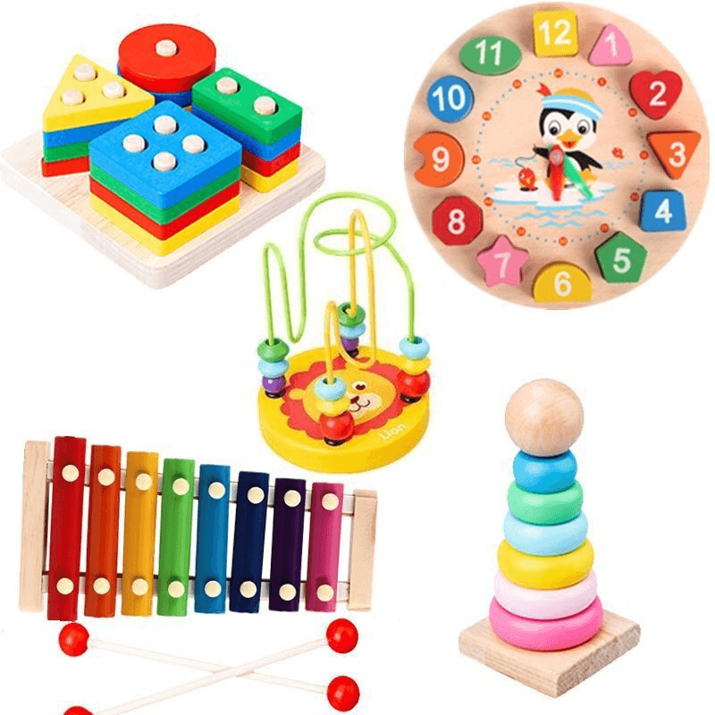 Xylophone Children Eight Tone Small Hand Knocking on the Piano