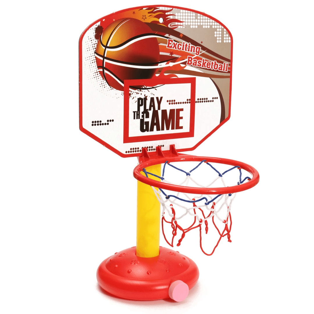 4-Gears Height Children 'S Outdoor / Indoor Liftable Basketball Stand Set with Basketball + Pump Home Fitness Kids Toys